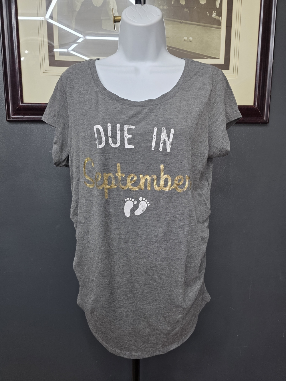 Grayson Threads Gray Tee with Gold Foil Logo